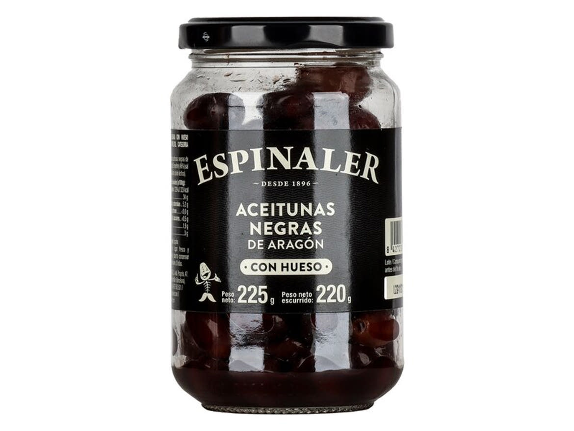 Espinaler Aceitunas negras de Aragón con hueso