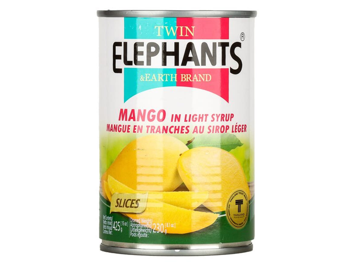 Twin Elephants mangó szirupban