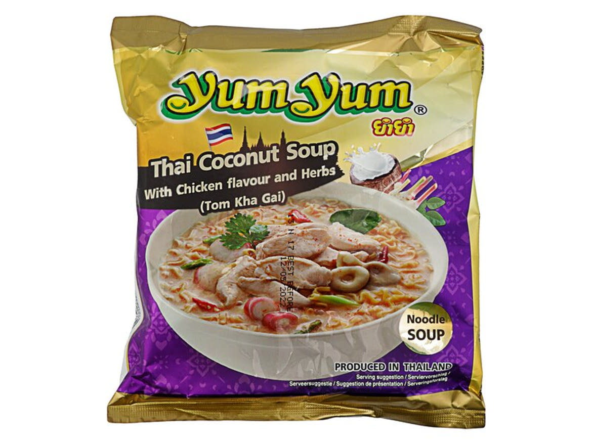 Yum-yum Tom Kha Gai Thai fűszeres kókusztejes leves csirke ízesítéssel (instant)