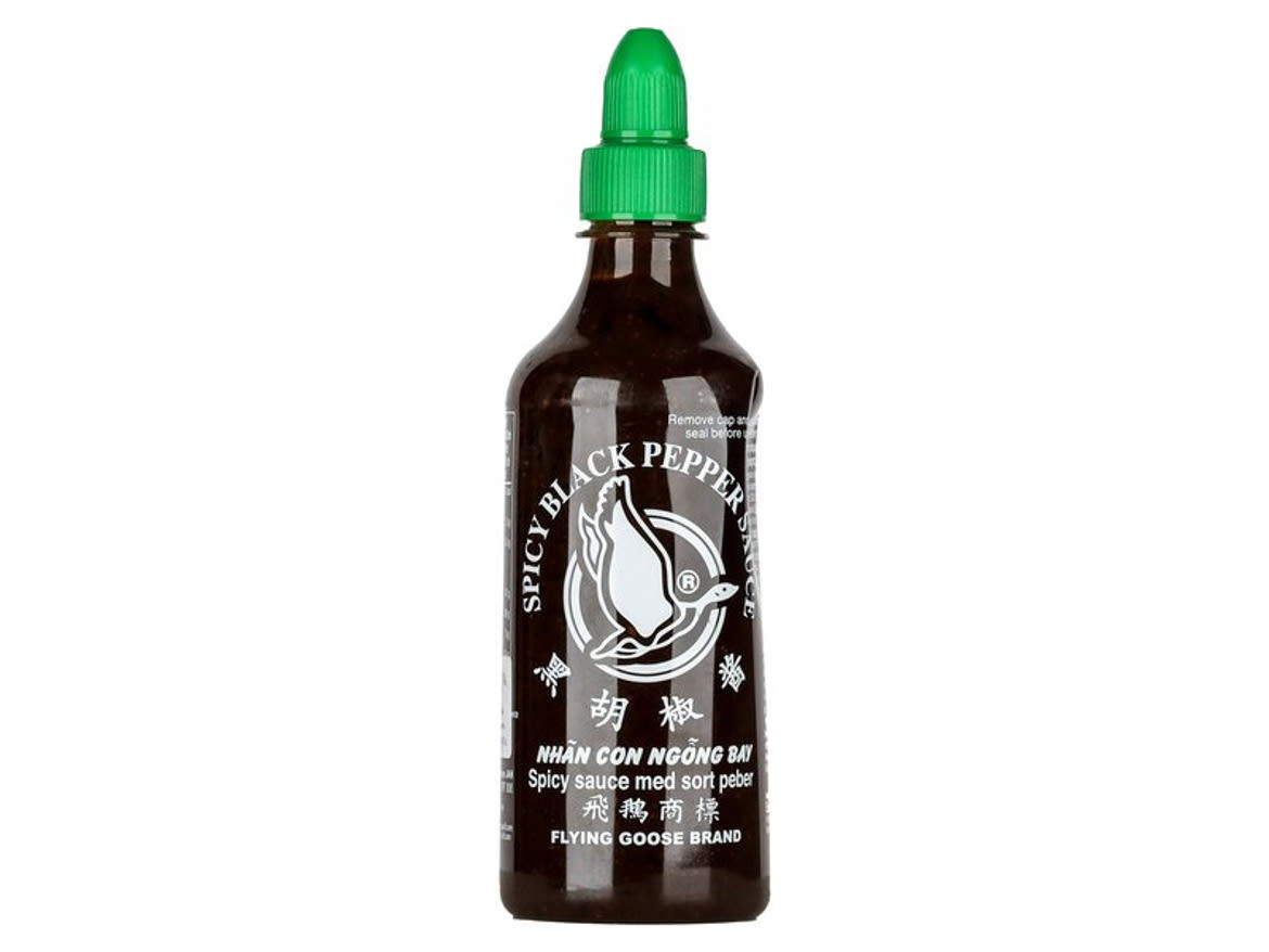 Sriracha fekete bors szósz