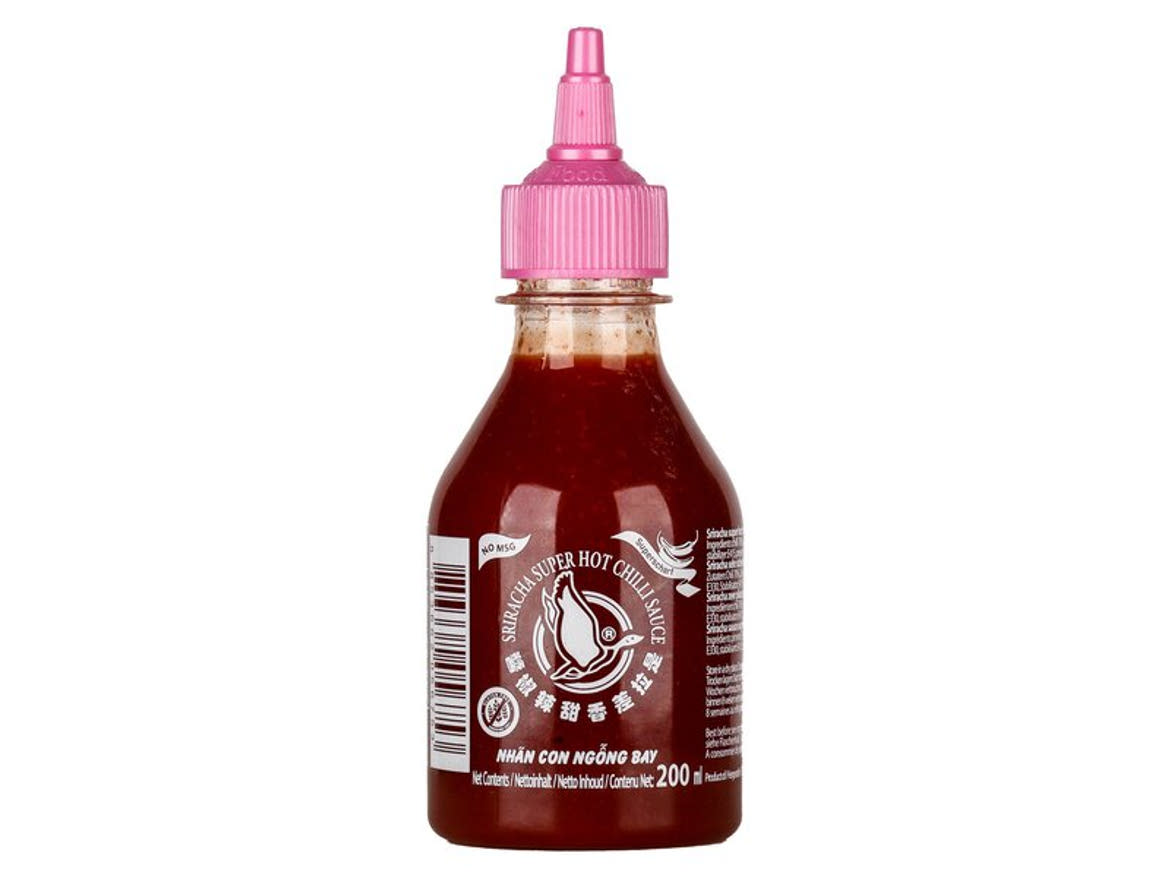 Sriracha Extra csípős chili szósz nátriumglutamát nélkül