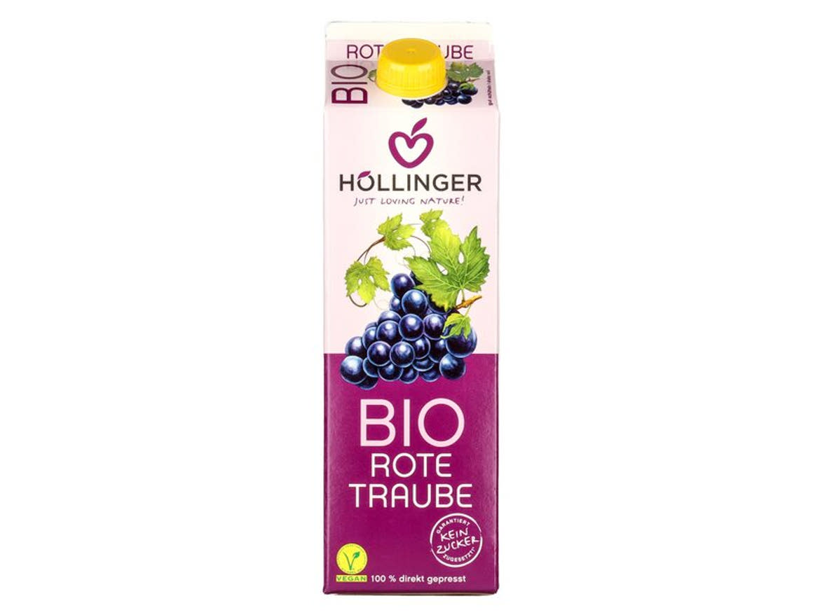 Höllinger Bio Gyümölcsital Kékszőlő
