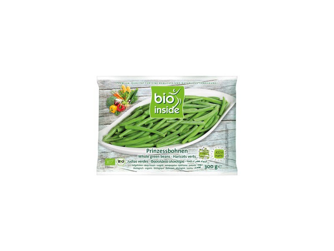 BioInside  Gyorsfagyasztott Bio zöldhüvelyű egész zöldbab