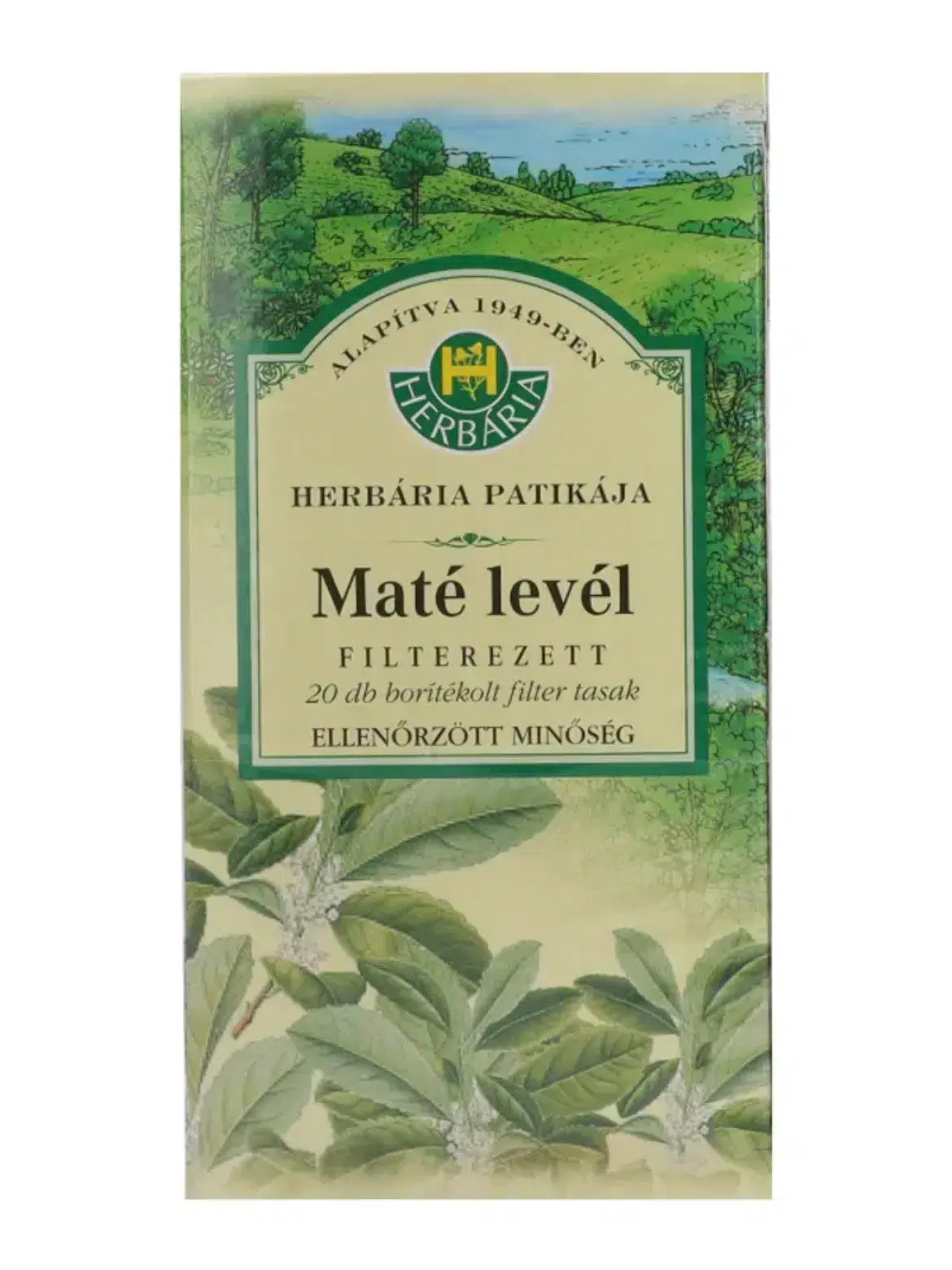 Herbária Maté levél borítékolt filteres tea 1,5 g