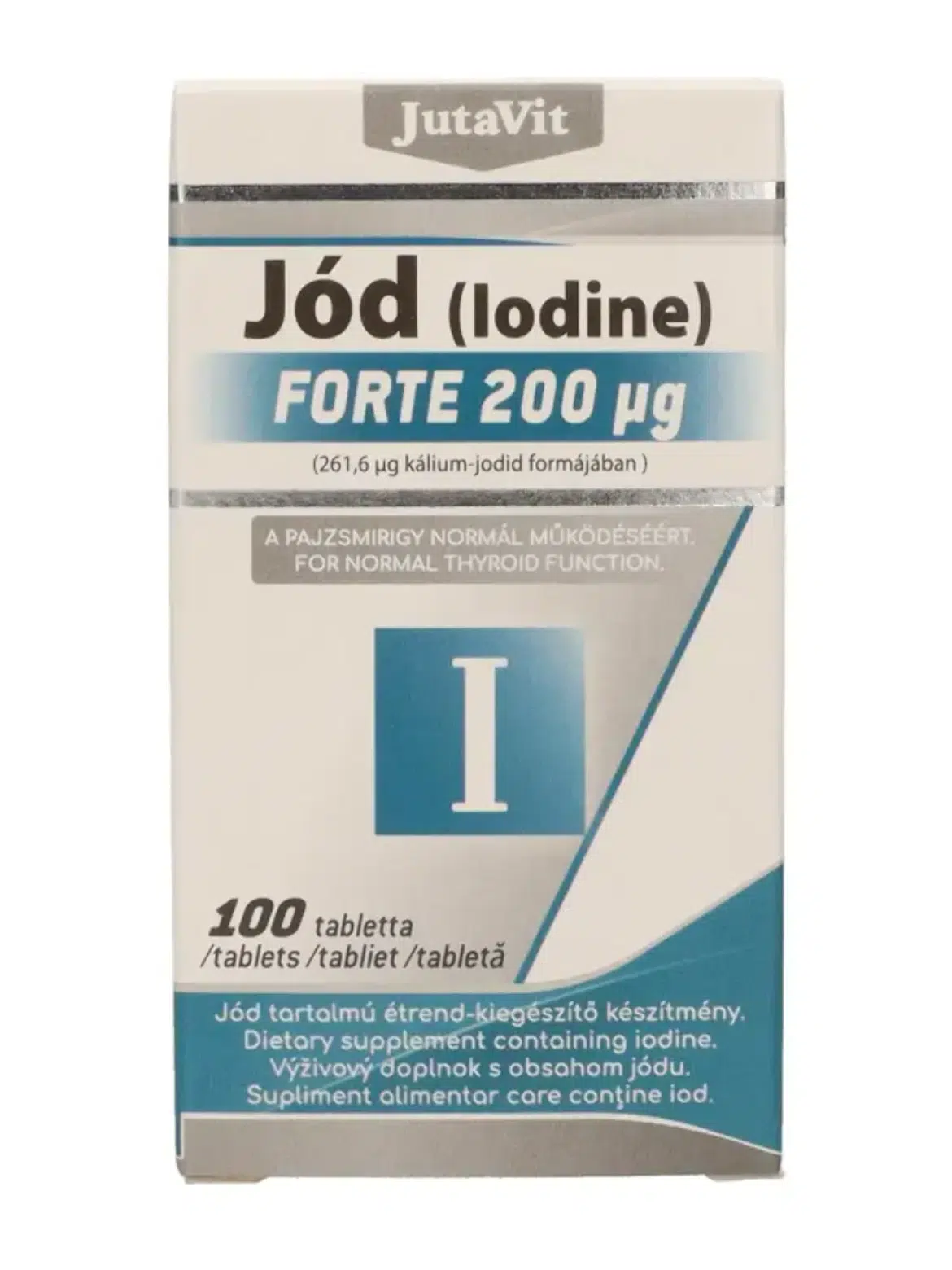 JutaVit Jód 200 mcg Forte tabletta