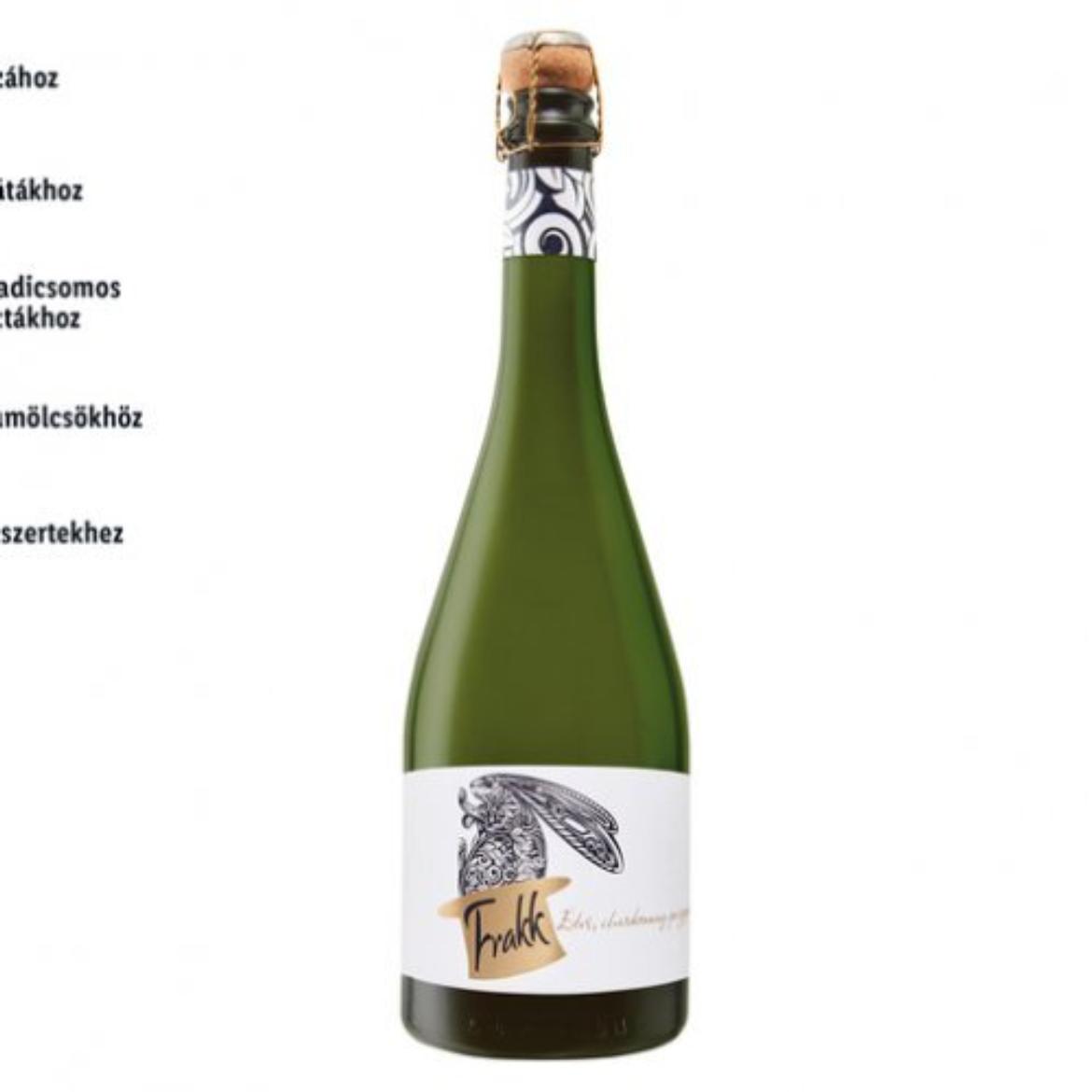 Frakk chardonnay édes, fehér pezsgő 12,5%, nem betétdíjas, 0,75 L