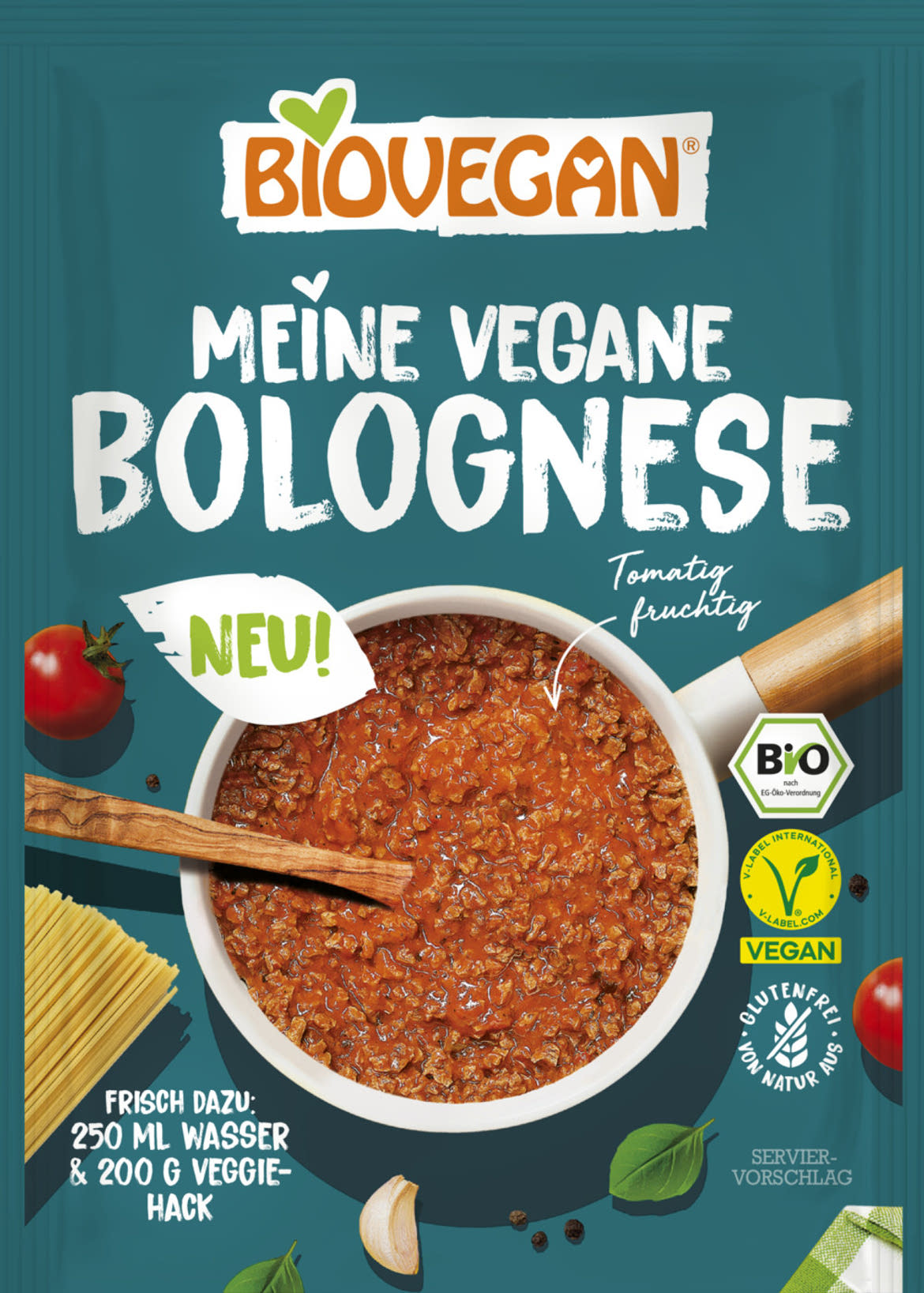 BioVegan gluténmentes Bolognai szósz alap