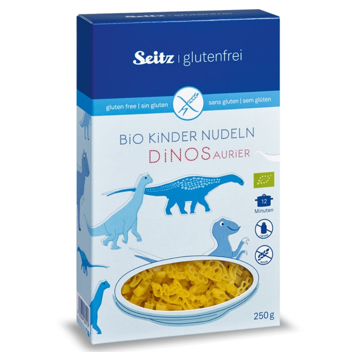 Seitz vegán, gluténmentes dínós tészta