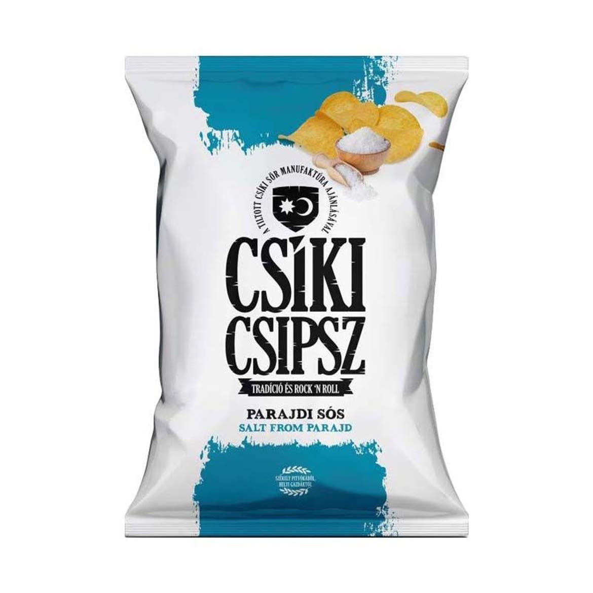 Csíki Csipsz vegán, gluténmentes csipsz - parajdi sós