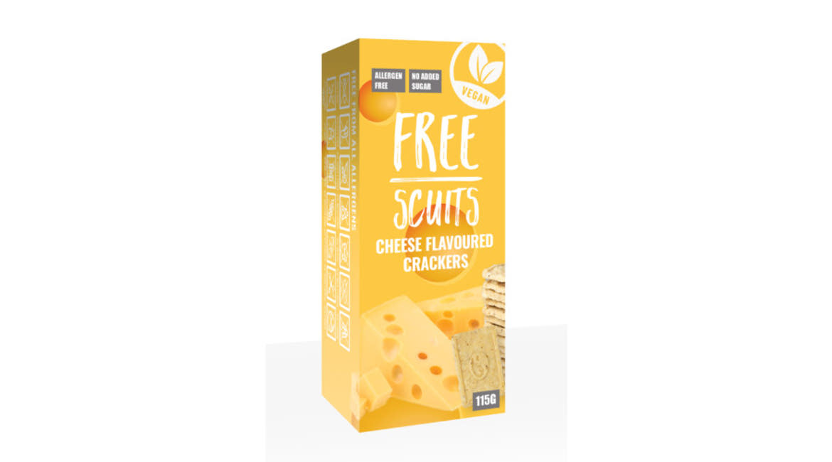 FreeScuits gluténmentes sajt ízû keksz édesítõszerrel