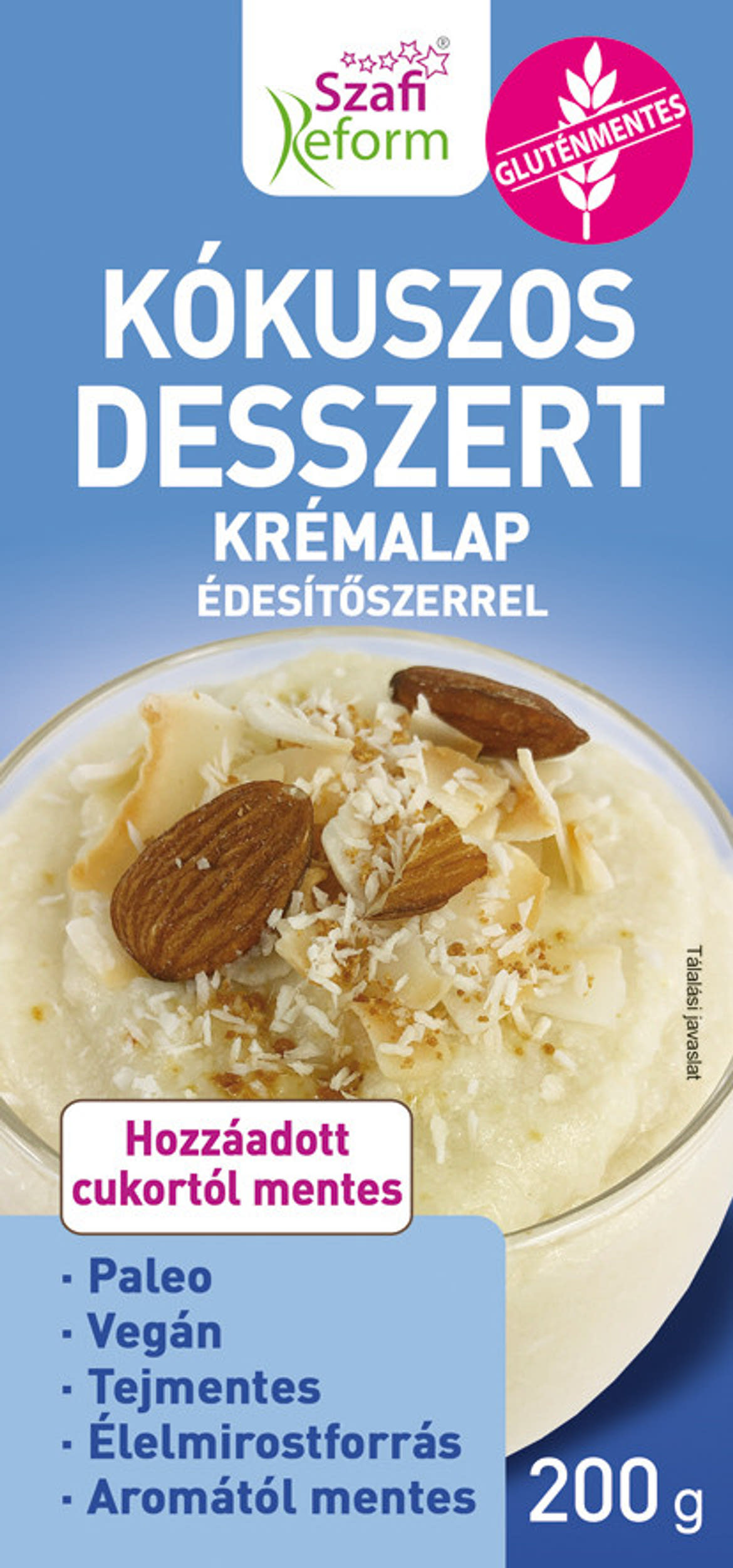 Szafi Reform Kókuszos desszert krémalap édesítõszerrel