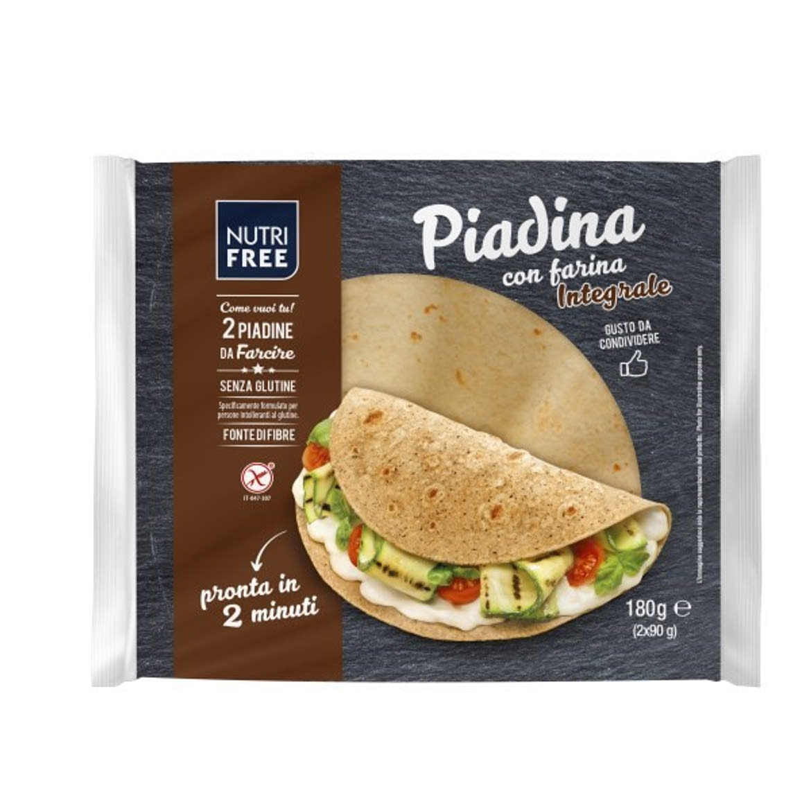 Nutri Free gluténmentes, teljes kiõrlésû Piadina