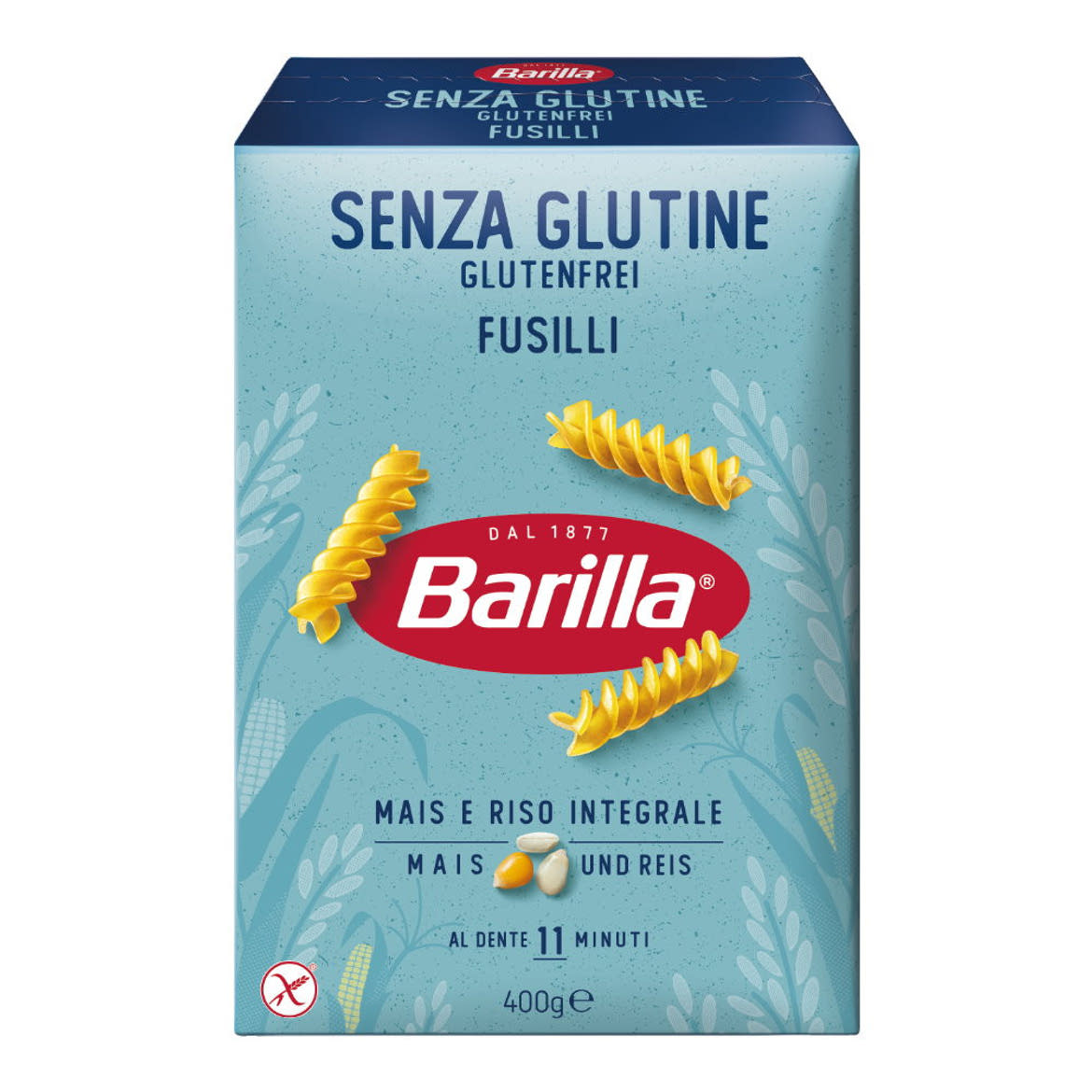 Barilla gluténmentes fusilli tészta
