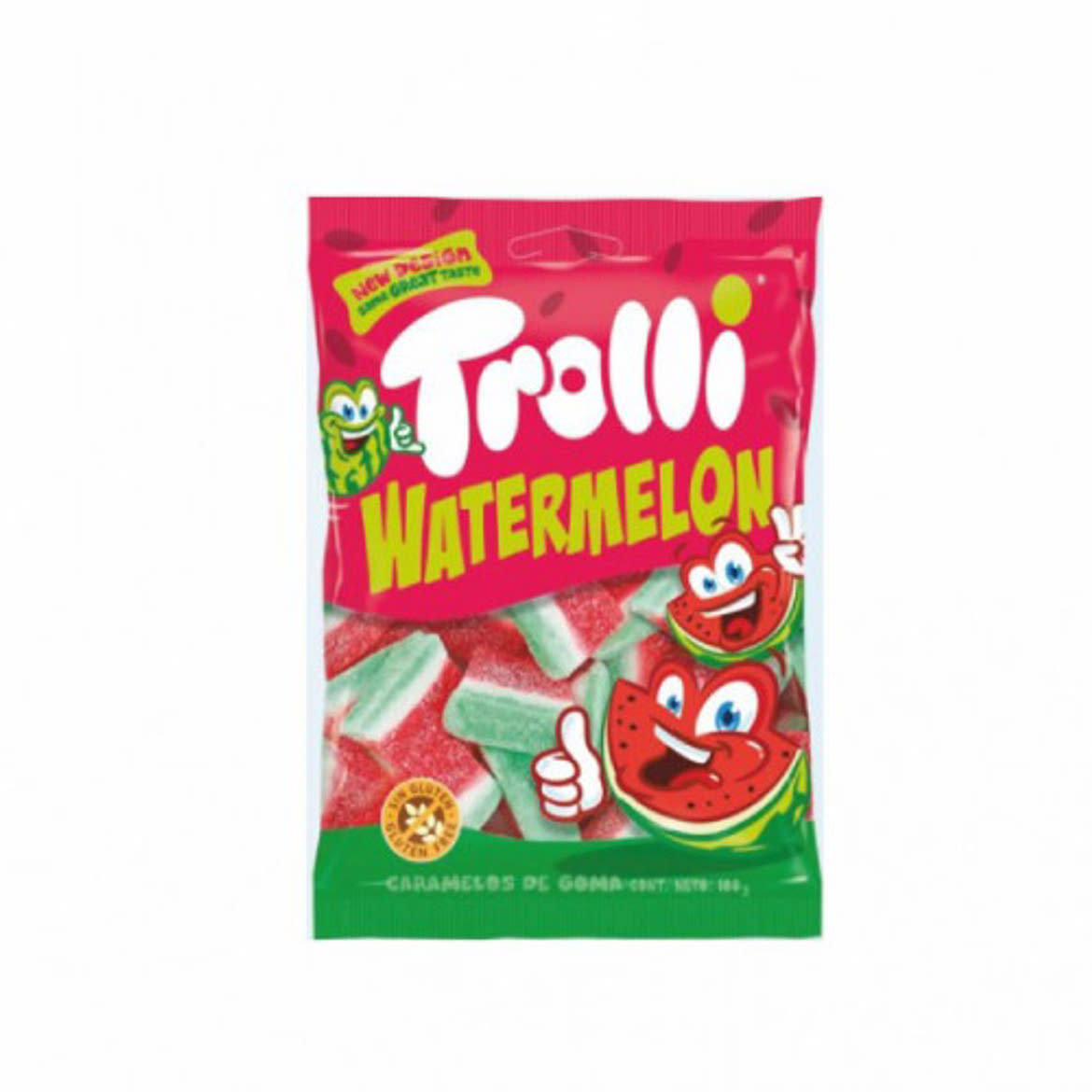 Trolli gluténmentes Dinnyés gumicukor
