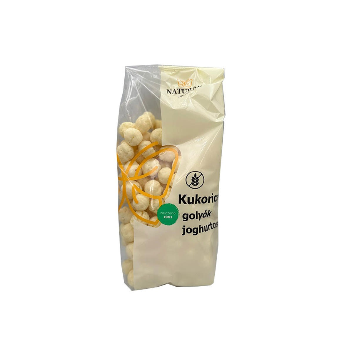 Natural gluténmentes kukoricagolyók joghurt