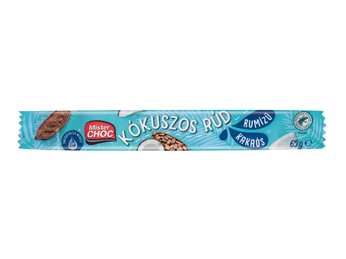 Mister Choc kókuszrúd, marcipános