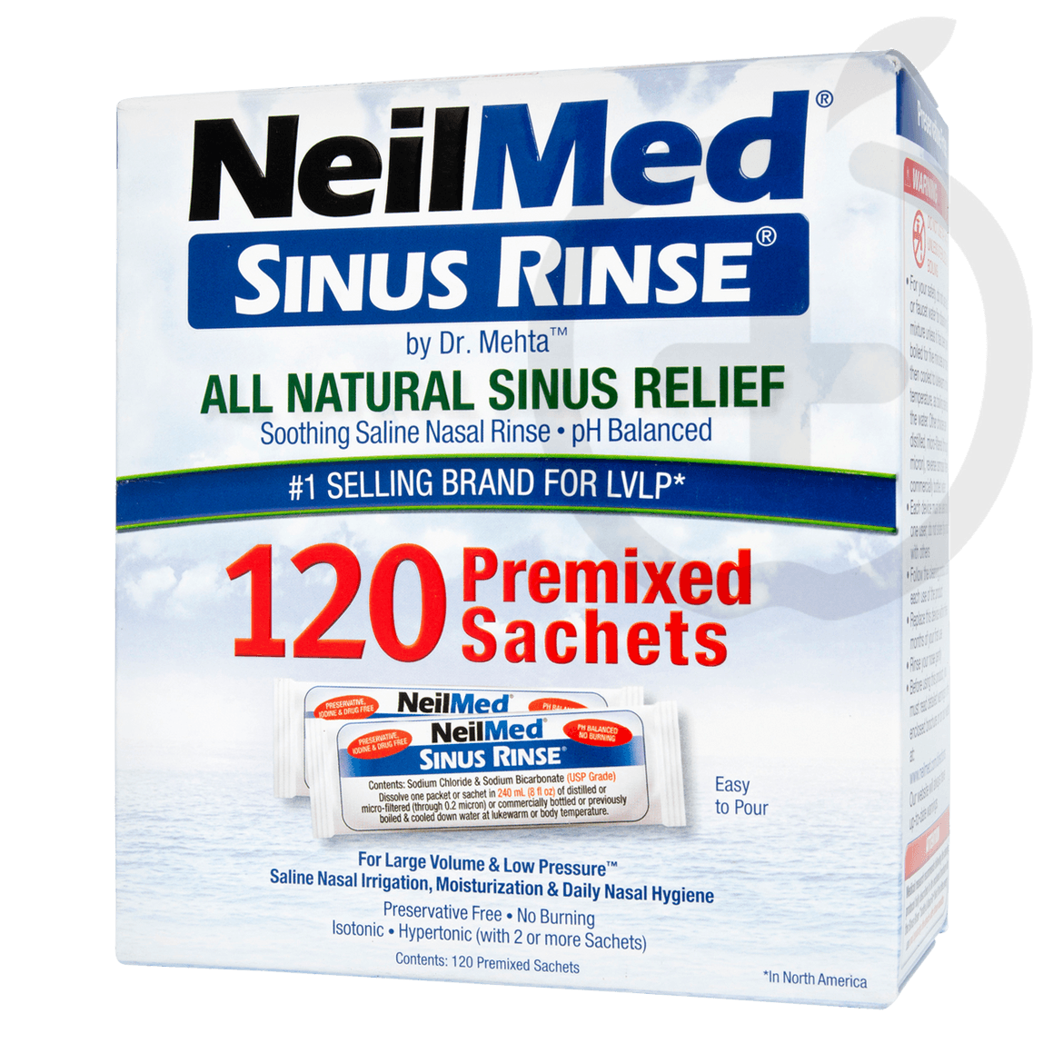 NeilMed Sinus Rinse utántöltő tasak felnőtteknek 120 db