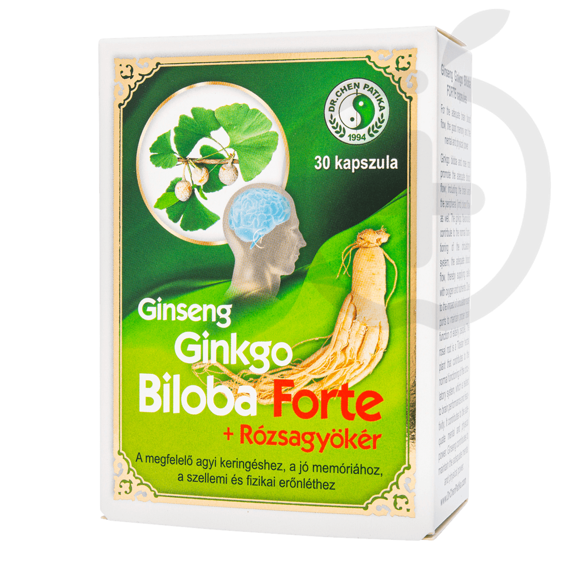 Dr. Chen Ginseng Ginkgo Biloba Forte kapszula 30 db