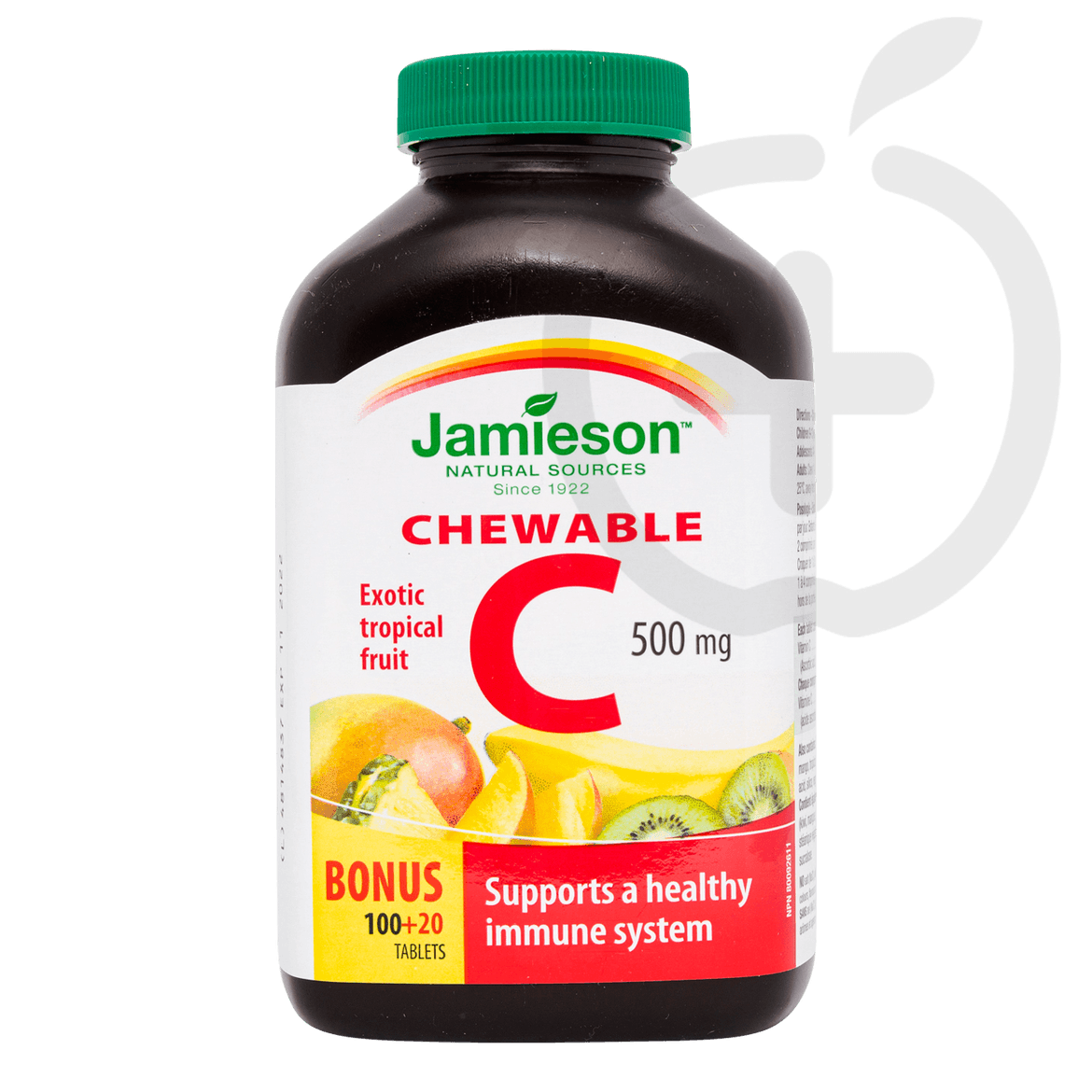 Jamieson C-vitamin 500 mg szopogató tabletta trópusi gyümölcs ízben 120 db