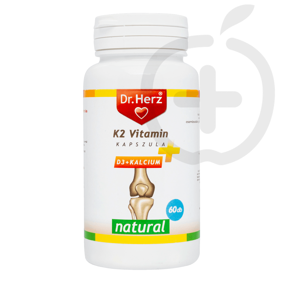Dr. Herz K2-vitamin + D3 + Kalcium kapszula 60 db