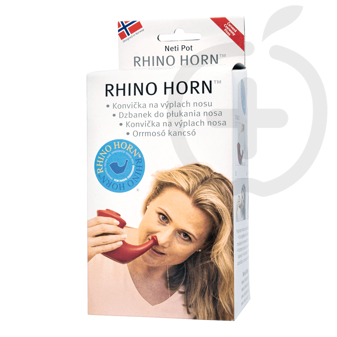 Rhino Horn piros orrmosó kancsó 300 ml