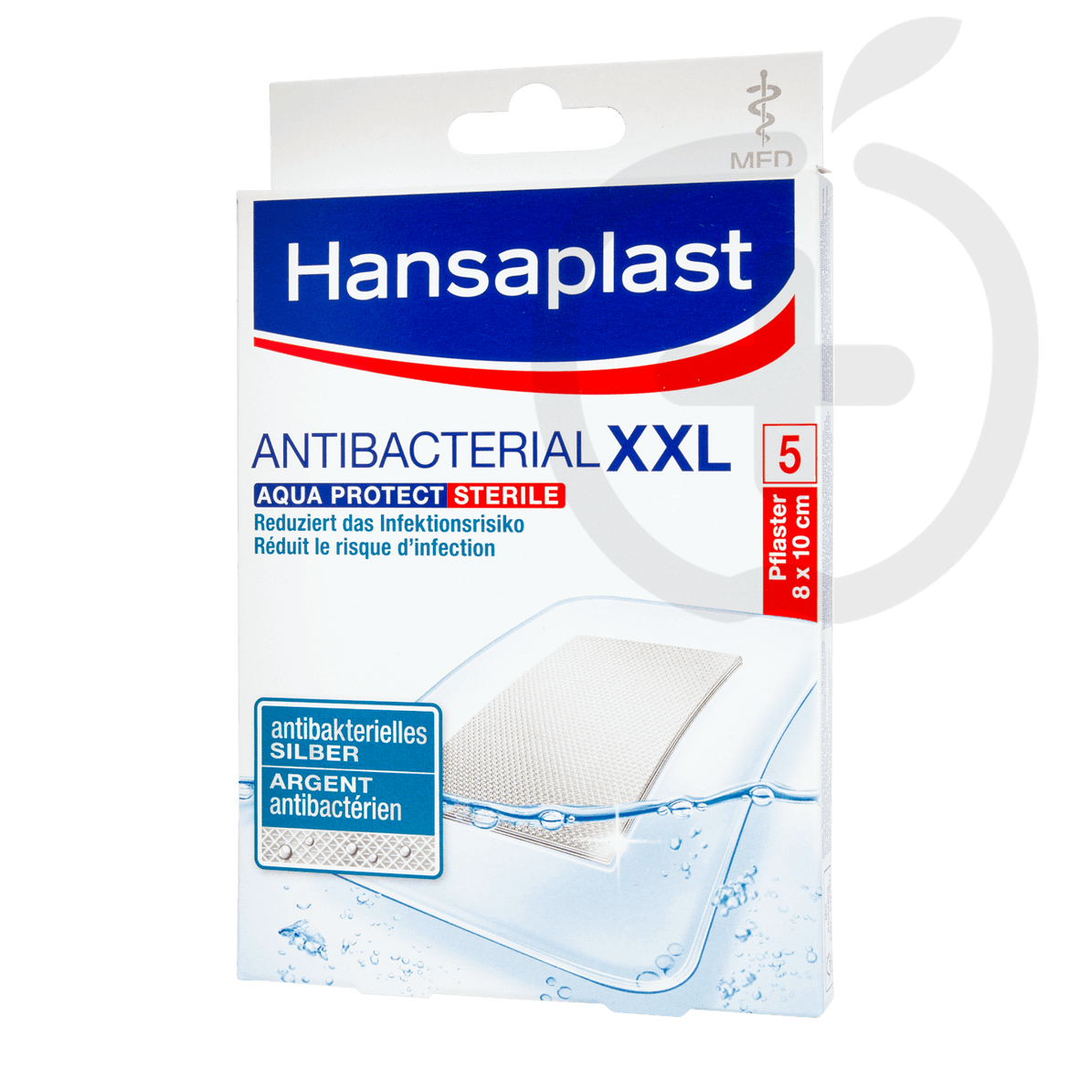Hansaplast Med Silver Aquaprotect XXL sebtapasz