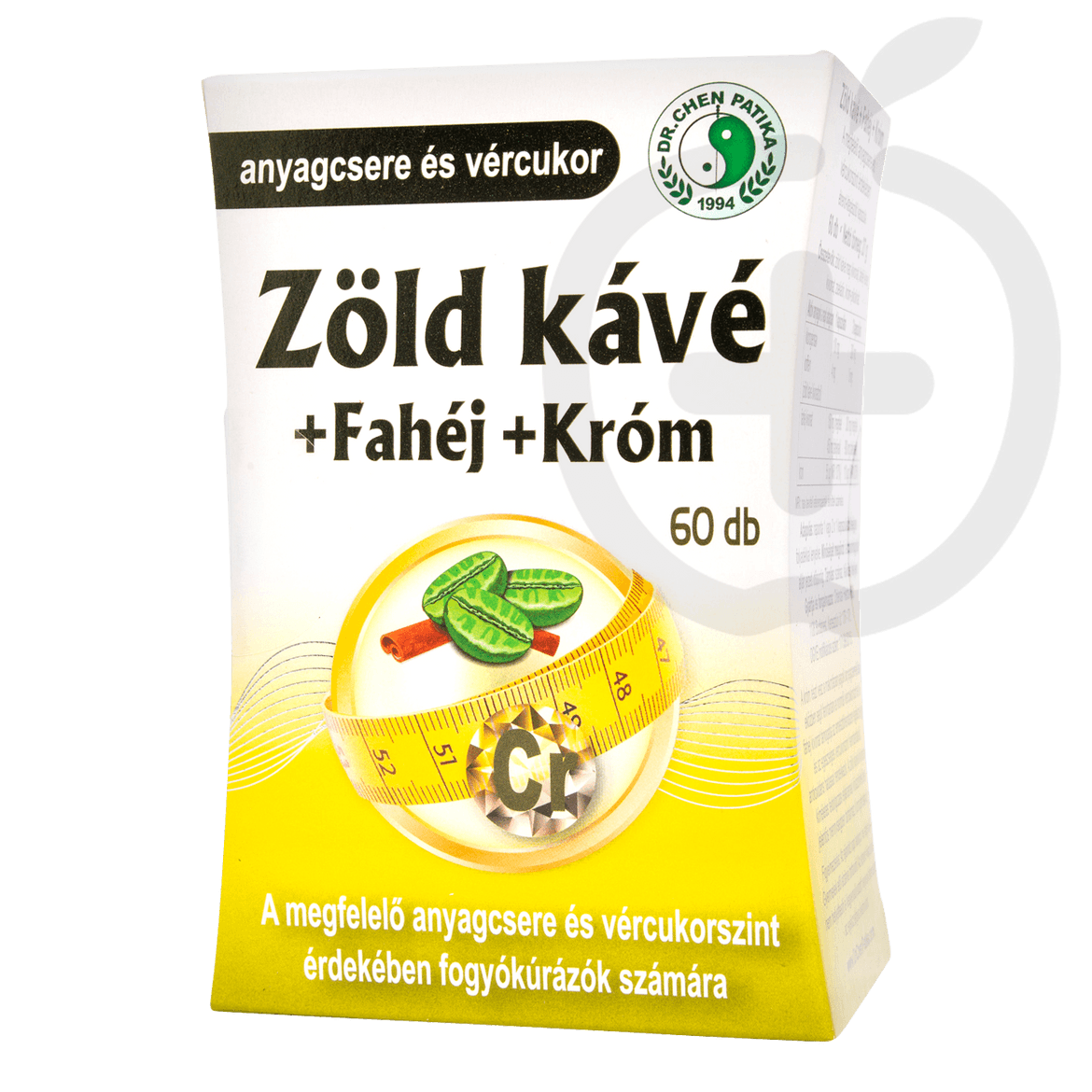 Dr.Chen Zöld kávé + Fahéj + Króm kapszula