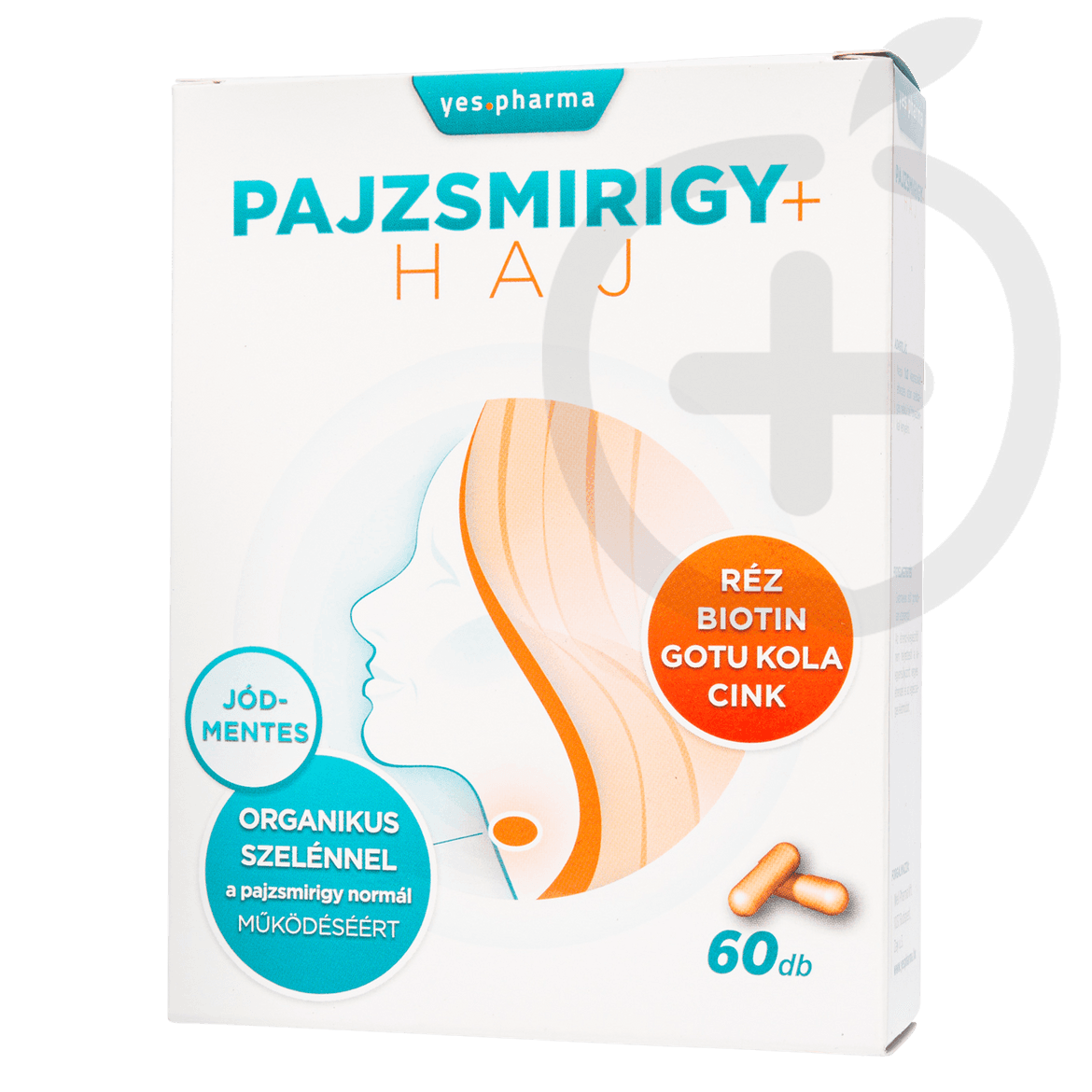 Yespharma Pajzsmirigy + Haj kapszula 60 db