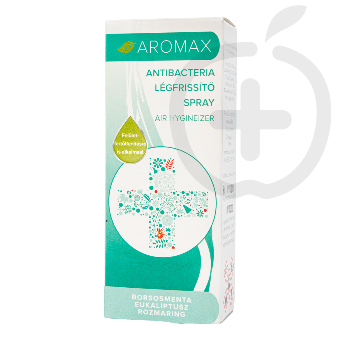 Aromax Antibacteria borsmenta-eukaliptusz-rozmaring légfrissítő spray