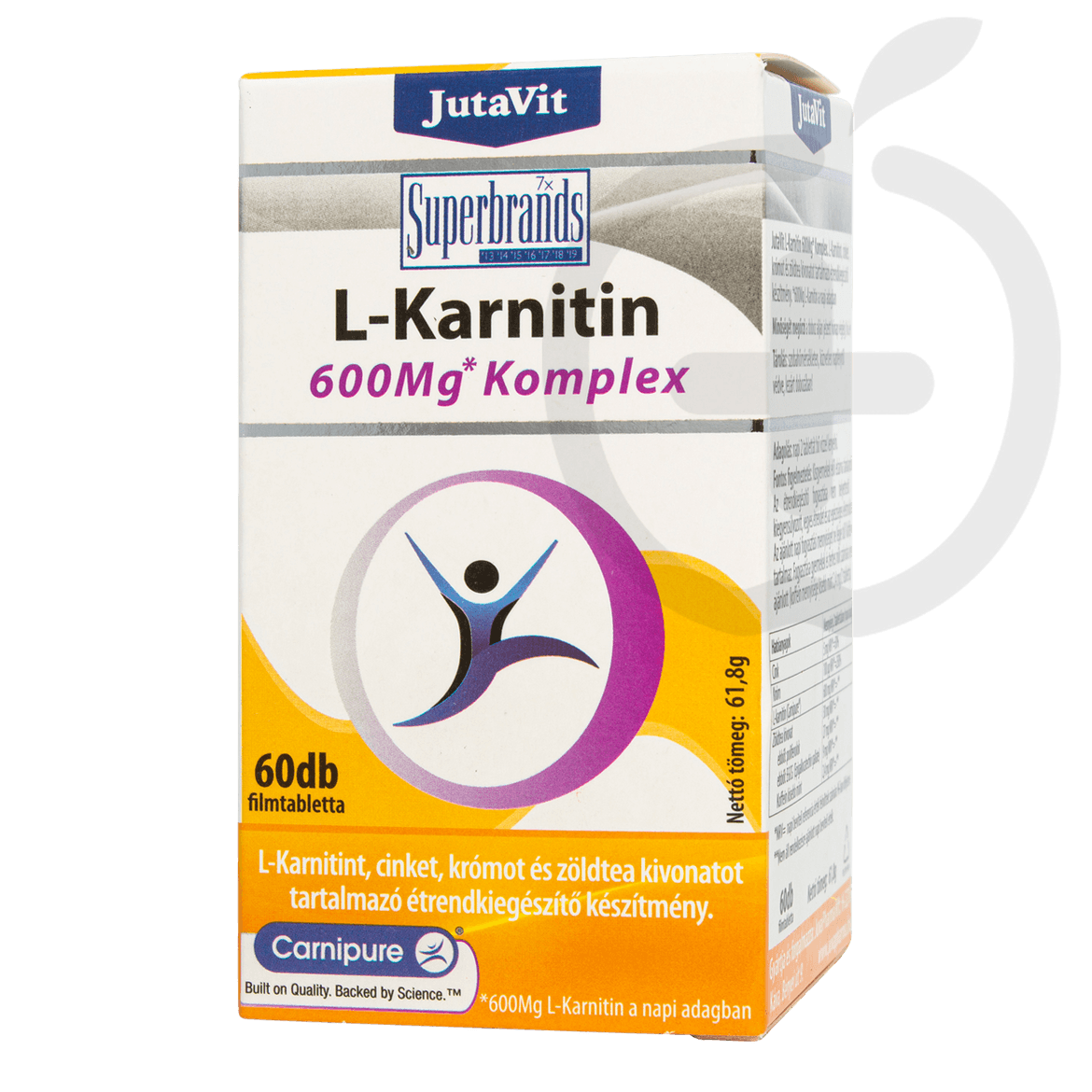 JutaVit L- Karnitin 600 mg komplex filmtabletta