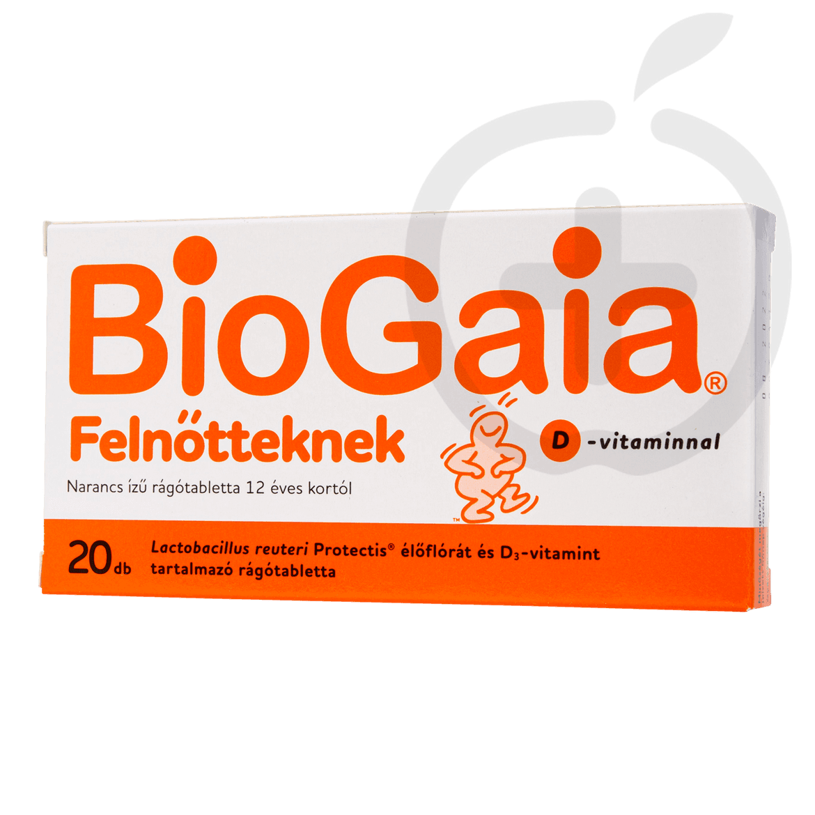 Biogaia Protectis +D-vitamin felnőtt rágótabletta