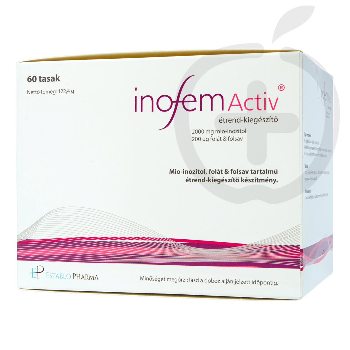 Inofem Activ Mio-inozitol és folsav tartalmú étrend-kiegészítő por