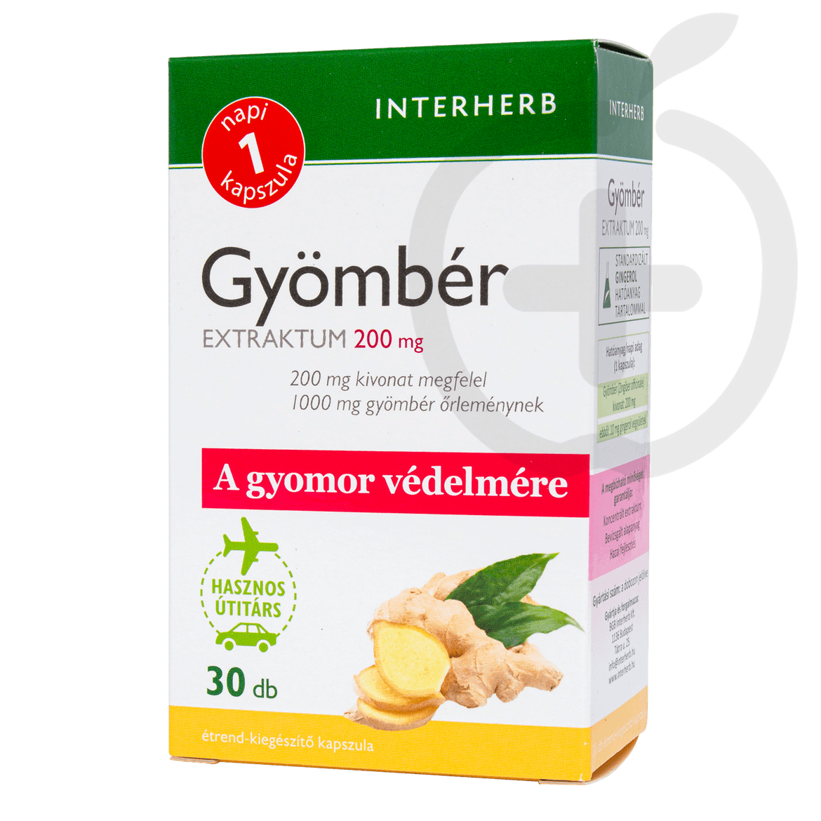 Interherb "Napi 1" Gyömbér extraktum kapszula