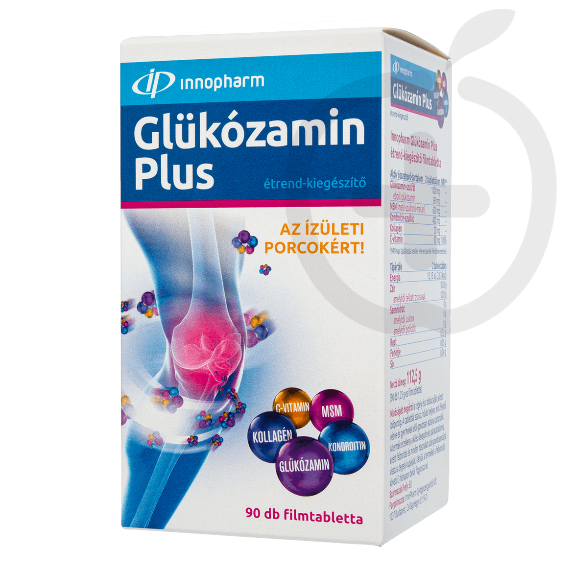Innopharm Glükózamin Plus étrend-kiegészítő filmtabletta