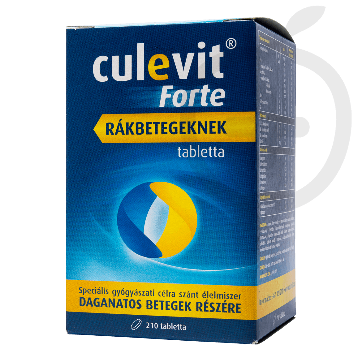 Culevit Forte speciális - gyógyászati célra szánt - élelmiszer tabletta rákbetegeknek 210 db