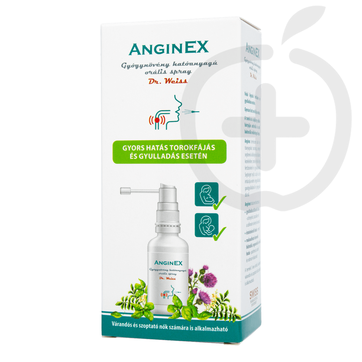 Dr. Weiss Anginex Gyógynövényes orális spray