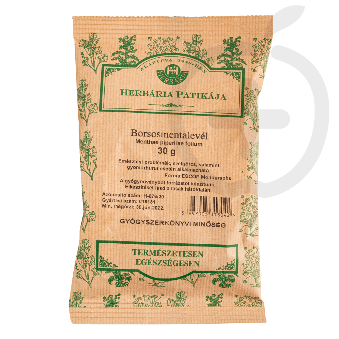 Herbária Borsmentalevél tea