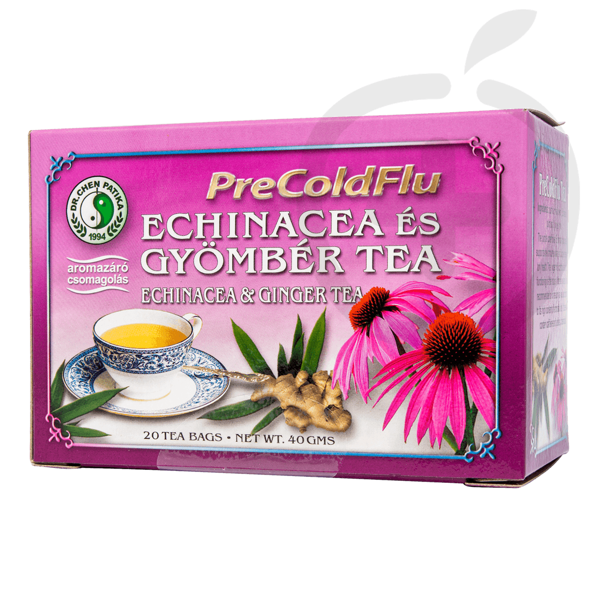 Dr. Chen Precoldflu Echinacea gyömbér filteres tea