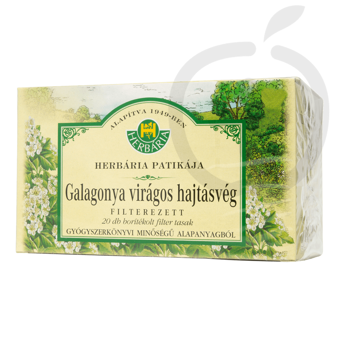 Herbária Galagonya virágos hajtásvég tea