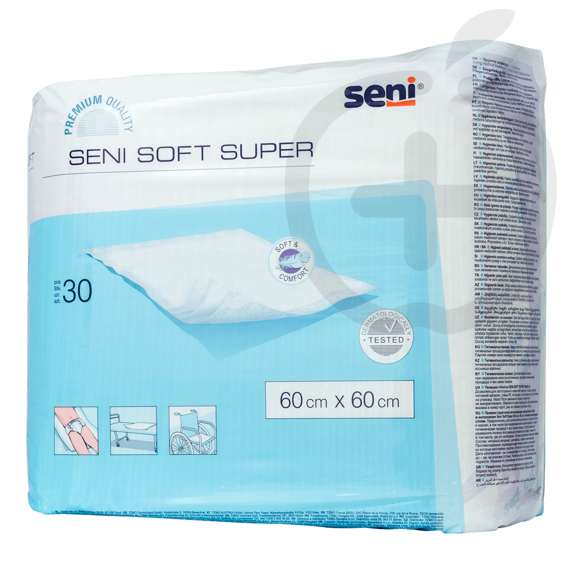 Seni Soft Super egyszerhasználatos alátét 60 x 60 cm