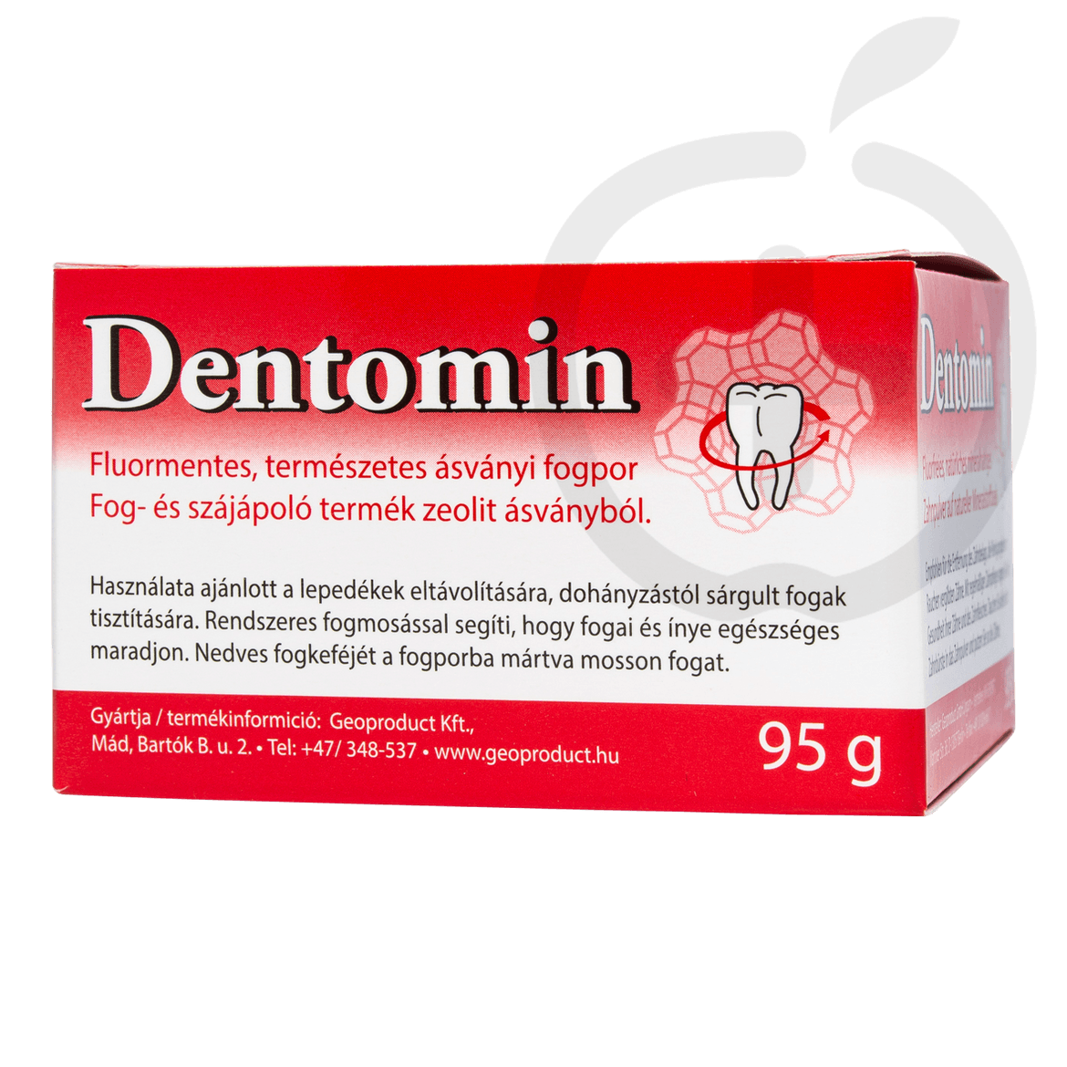 Dentomin Fluormentes természetes ásványi fogpor