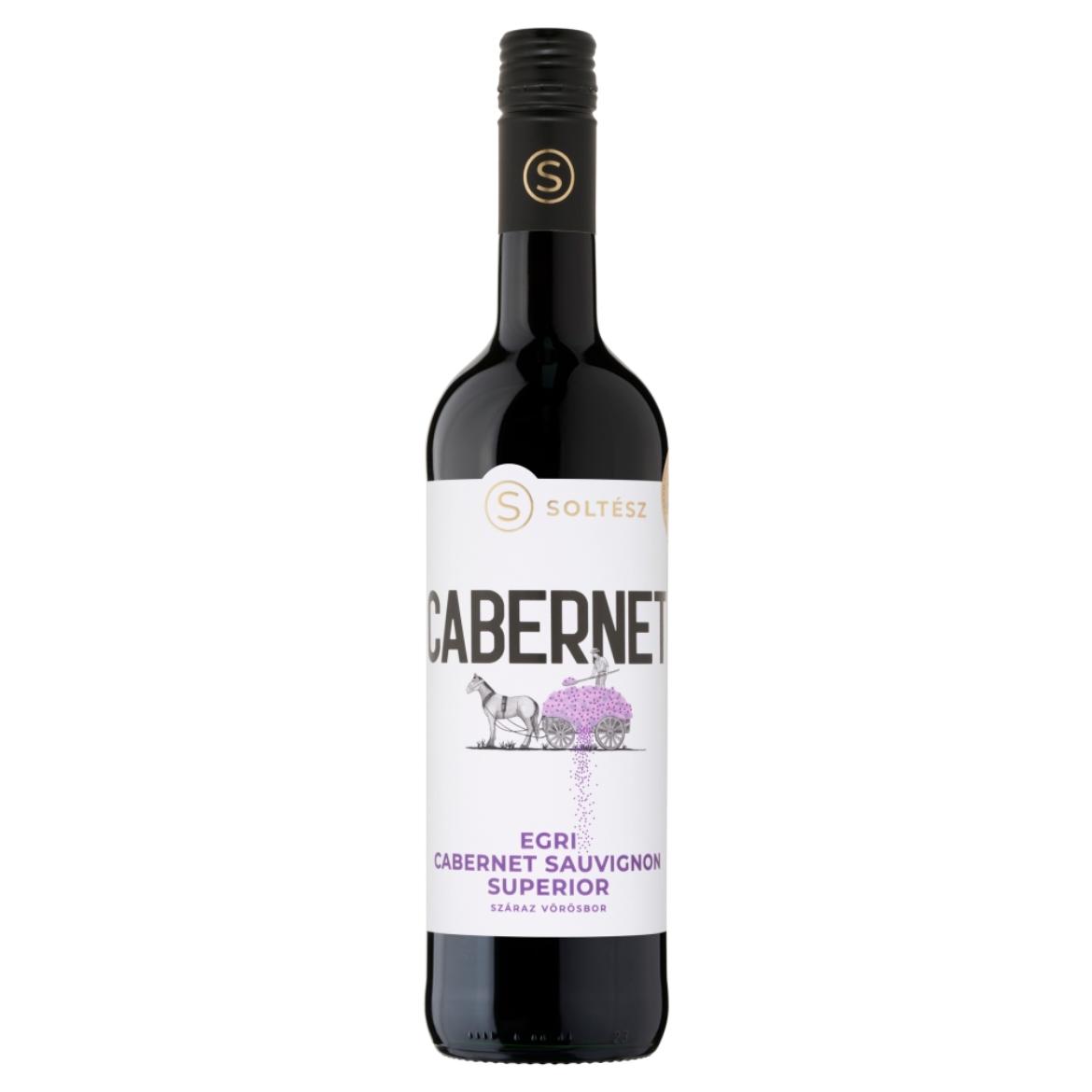 Soltész Egri Cabernet Sauvignon classicus száraz vörösbor 13,5%