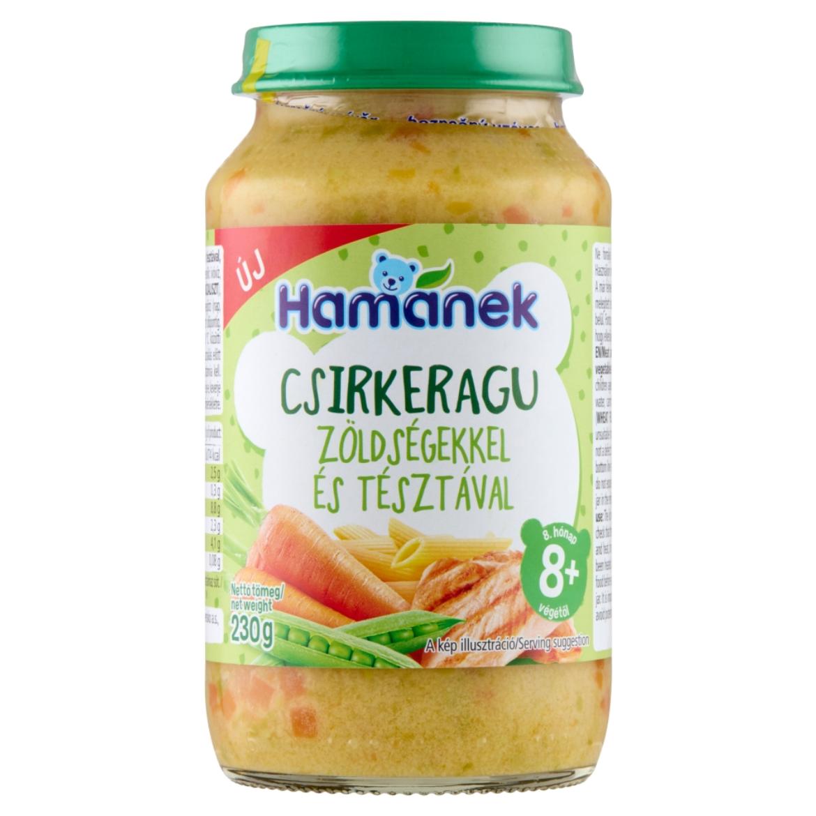 Hamé 8 hónapos kortól csirkeragu zöldséggel,tésztával