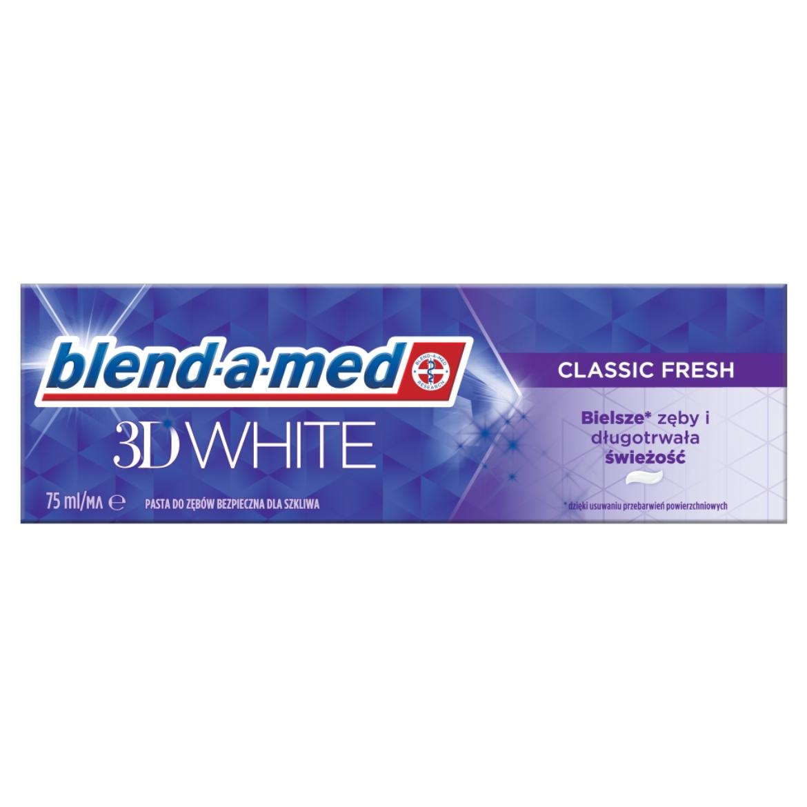 Blend-a-med 3D White Classic Fresh Fogkrém
