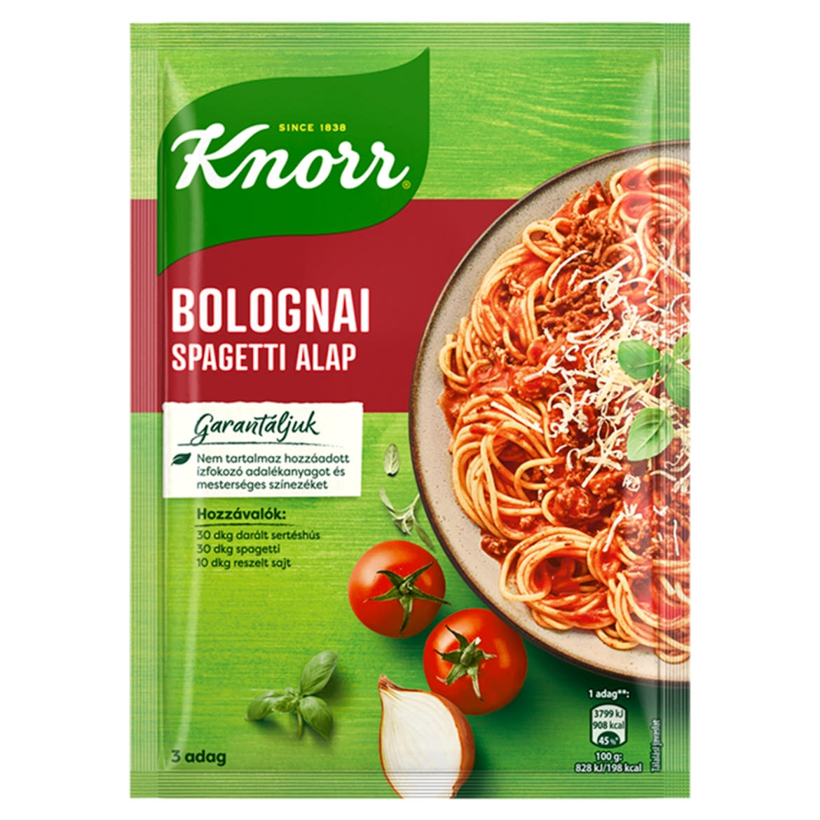 Knorr Fix bolognai spagetti alap