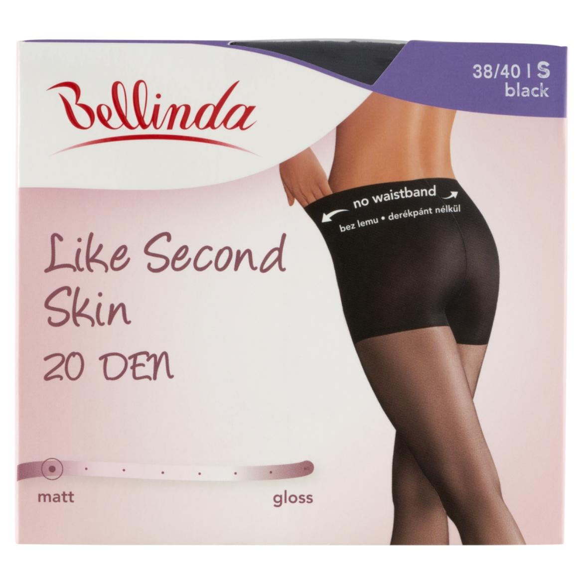 Bellinda Like Second Skin harisnya 20 Den fekete, S-es méret