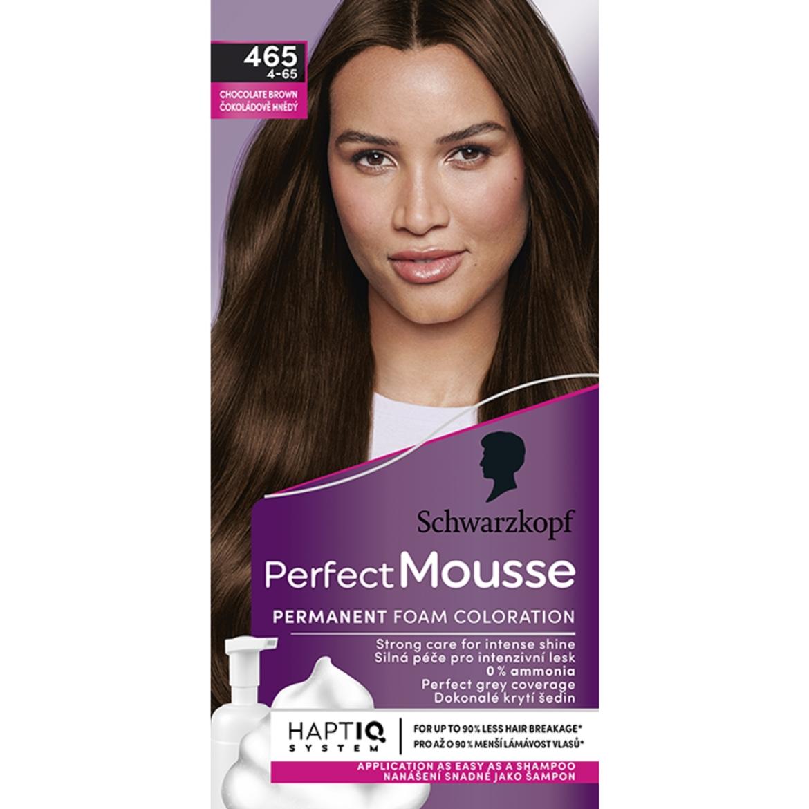 Schwarzkopf Perfect Mousse hajfesték 465 csokoládé