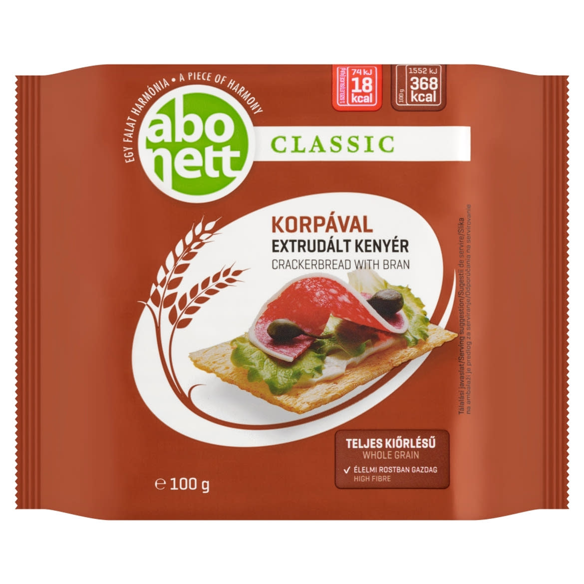Abonett Classic extrudált kenyér korpával