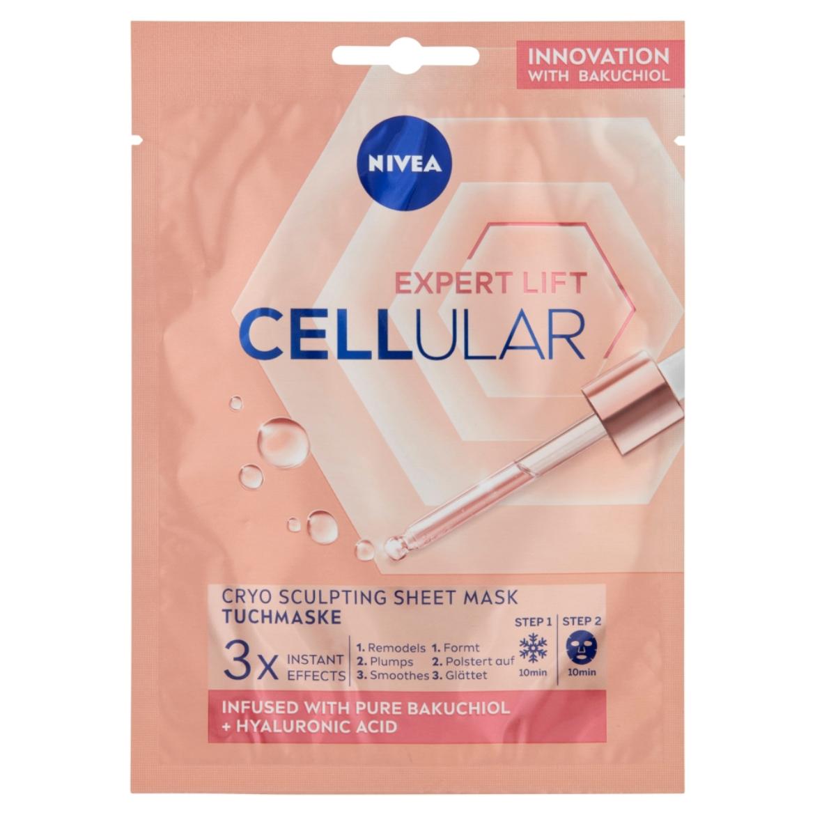 Nivea hyaluron 10 perces feltöltő fátyolmaszk