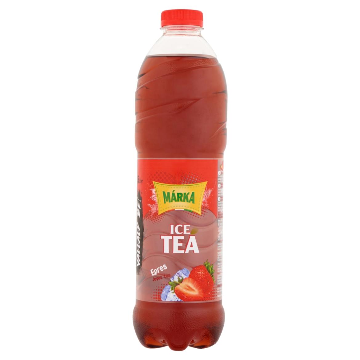 Márka eper jeges tea 1,5 l